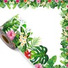 72 Ft Tropical Bulletin Board Borders,Boho Die-Cut Greenery Border Trim,Wall