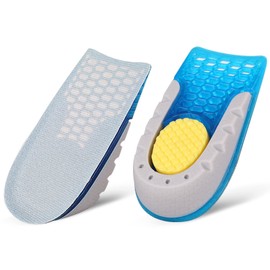 Height Increase Insole Heel Lift Inserts Invisible TPE Half Raised Heel Shoe Lift for Women 3.5 cm