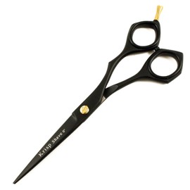 Professional Hair Cutting Scissors - Krisp Shave Stainless Steel Barber Salon Quality Scissor (6 Inch) - Shears for Men's Beard Mustache Women Kids Pets Haircut All Purpose Shear