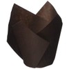 Royal Brown Tulip Style Baking Cups, Large, Sleeve of 200