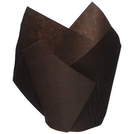 Royal Brown Tulip Style Baking Cups, Large, Sleeve of 200