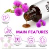 Milk Thistle Liquid Drops 600mg per Serving - Alcohol-Free Liver