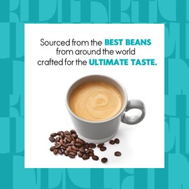 ELLE Café© French Roast K-Cup Coffee Pods - 12 Count - 100% Arabica Coffee, Flavor Medium Dark Roast - Single-Serve Coffee Pods, Compatible with Keurig Coffee Machines