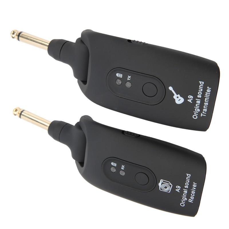 Guitar Transmitter Receiver Wireless System A9 2.4GHz USB Cable Musical