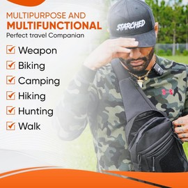 DINOSAURIZED - Raptor Sling Bag – (Right-Handed) Tactical Shoulder Chest Pack for Men and Women, Versatile EDC Sling Backpack with Durable Design, Perfect for Shooting, Hunting and Daily Use.