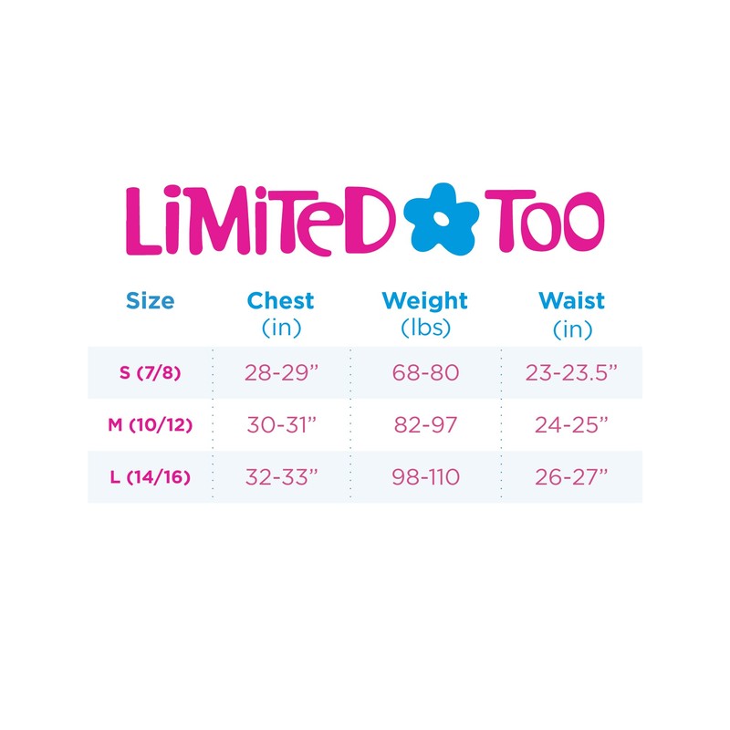 Limited Too Girls’ Seamless Training Bra, 6-Pack