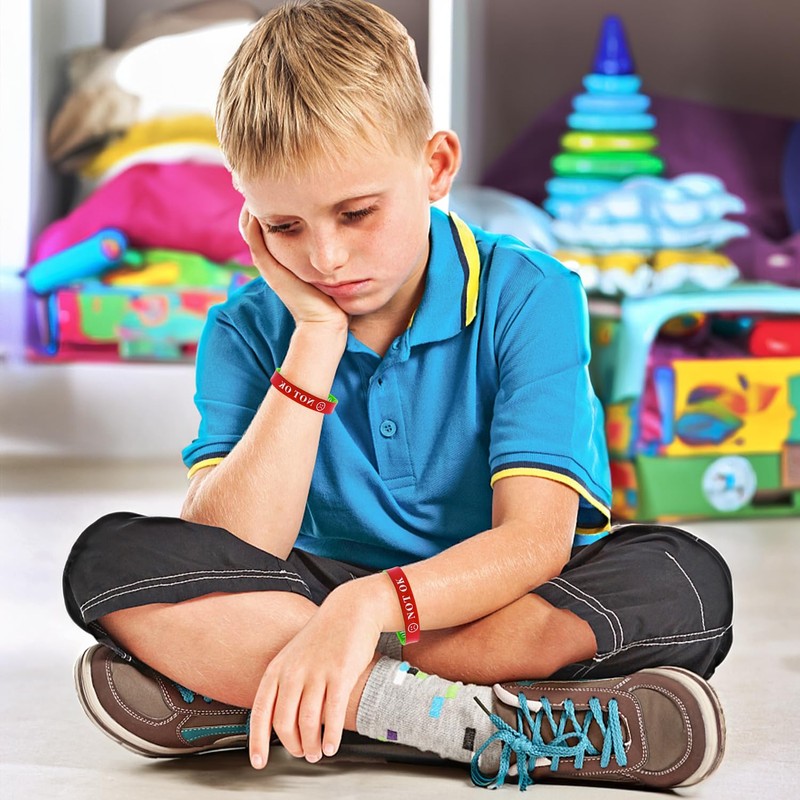 Autistic Reversible Wrist Band Amazing Autism Communicate Emotions Awareness