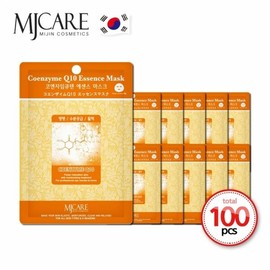 MJ Care Essence Mask Pack Q10 100 sheets x 23g (WC11B1A) / 엠제이케어 에센스 마스크팩 큐텐 100매 x 23g (WC11B1A)