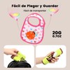AFPYC 8pcs Baberos de Bebé para Niños, Impermeables, con Diferentes