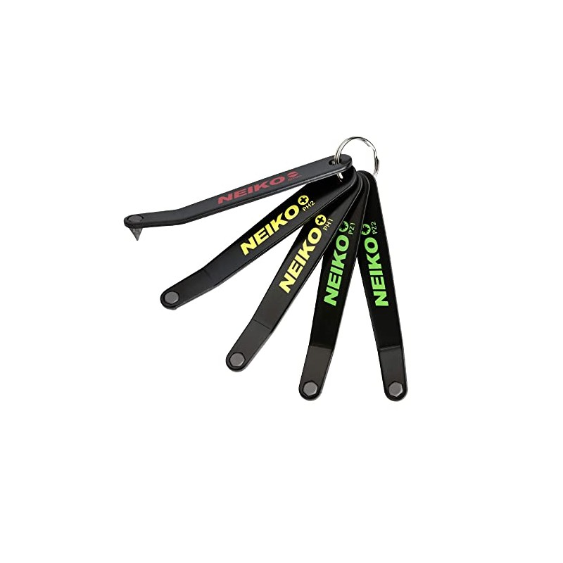 NEIKO 01323A Ultra Low Profile Offset Screwdriver Set | 5-Piece