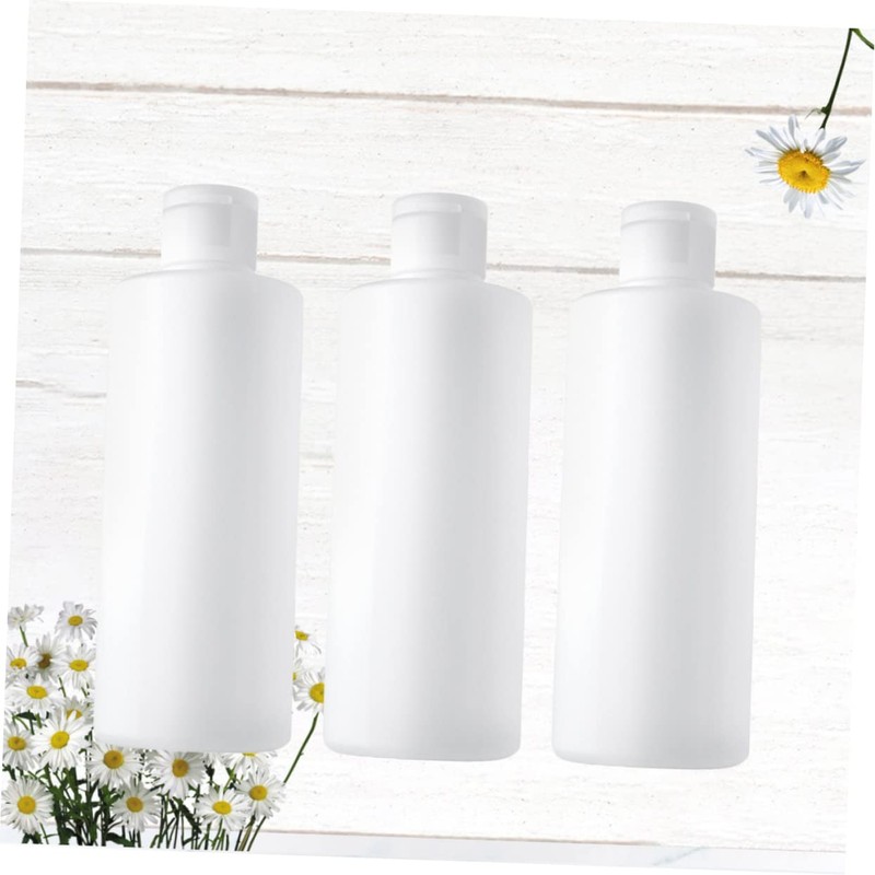 BIUDECO Travel Toiletry Bottle Set 3pcs 400ml Plastic Refillable Containers