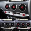 JUIVEEL Aluminum Car Radio Audio Volume Adjustment Knob Cover,Dashboard Dash