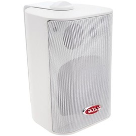 Boss MR43W 4-Inch 200-watt Indoor/outdoor 3-way Speakers (white), 1 Each