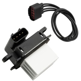 Anxingo 27151ZT00A HVAC Heater Blower Motor Fan Resistor with Harness, Replacement for Infiniti QX56 2004-2013 QX80 2014-2016, Replaces 271515Z000 27151ZM70A 27151ZQ00A