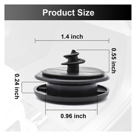 ZIMISI Car Floor Mat Clips, Universal Non-Slip Auto Carpet Retaining Clip Holder Kit, Nylon Car Foot Mat Fixation Clamps, Auto Carpet Fastener Replacement for #3D0-061-795-B41 3D0-864-851-B41 (10PCS)