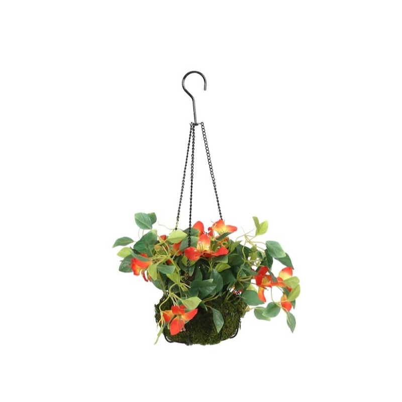 Jute Hanging Basket Liner - Green (12-Inch x 4) Sold