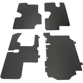 HECASA Mud & Rock Protection Package Compatible with 2016-2022 Polaris General 1000/4 1000 Radiator and Battery Protection Panels Black