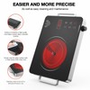 Electric Cooktop,Portable Electric Cooktop 1800W Single Burner Stove with Plug,Hot