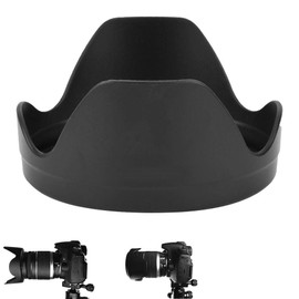 Bindpo EW-78E Lens Hood, Camera Lens Sunshade Rainproof Cover Replacement for Canon EF-S 18-135mm f/3.5-5.6 IS USM, EF-S 15-85mm f/3.5-5.6 IS USM