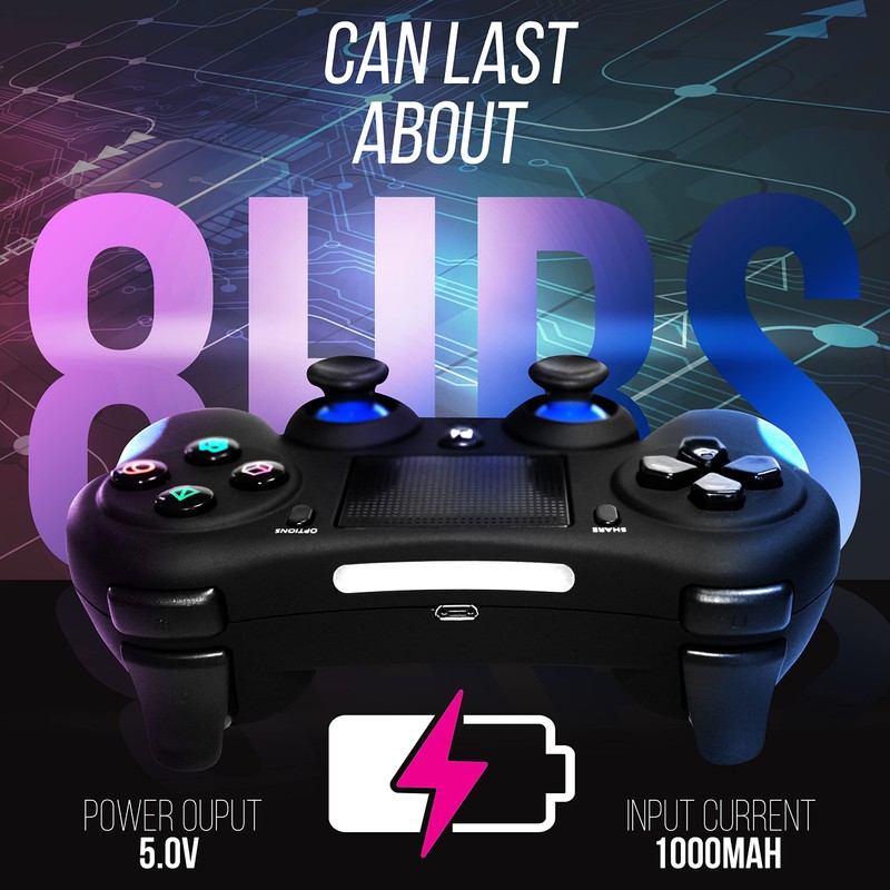 Pyle 6-Axis Sensor Wireless Game Controller - High Performance Remote