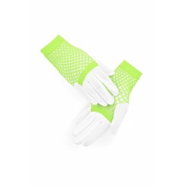 Nothing but Love Gloves without fingers hand warmers arm warmers mittens women's fingerless mesh gloves, light green