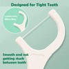 Floss Picks 2 Travel Case,2X The Clean No Break Dental