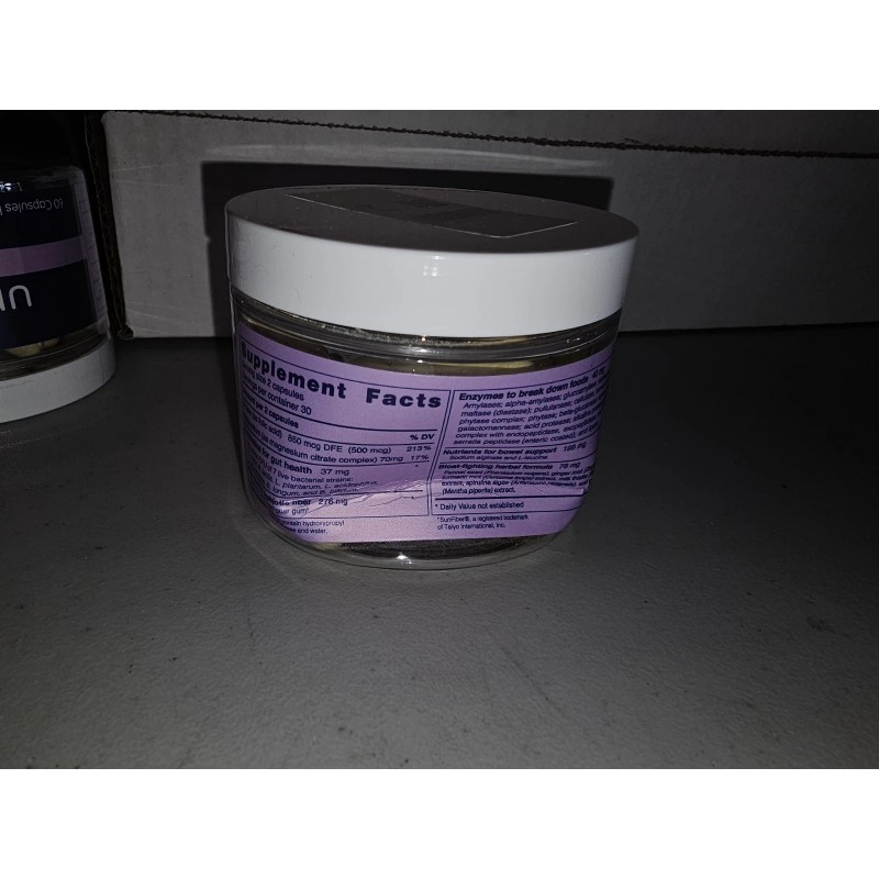Unbloat , Support DAILY Gut CLEANSE Health Dietary Supplement 60