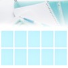 20Pcs Sheet Protector Paper Binding Cover Matte A4 30 Holes