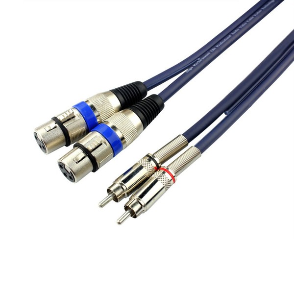 XLR Cable, 2XLR Female to 2RCA (Male) Canon XLR Canon
