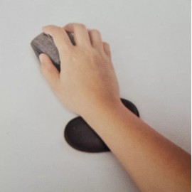 Onn Memory Foam Wrist Rest Cushion, Nonskid Ergonomic Mouse Hand Comfort Support