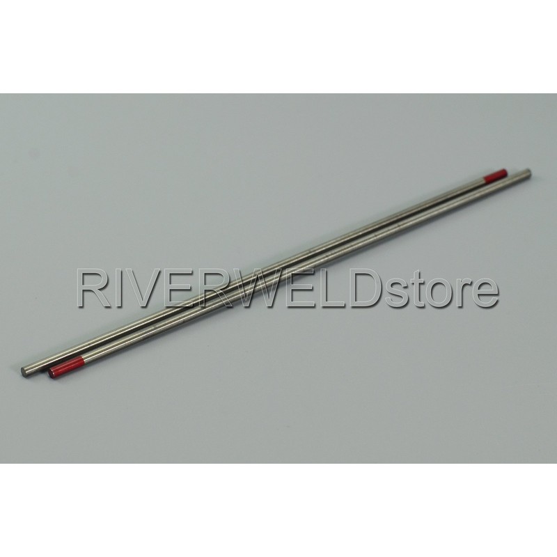 RIVERWELD TIG Welding Tungsten Electrode 2% Thoriated WT20 Red Tips
