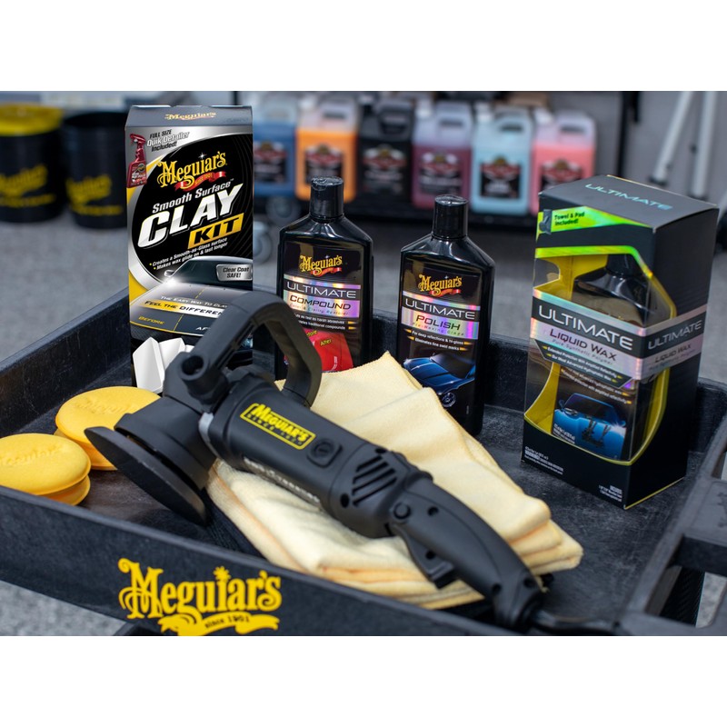 Meguiar's G191700 Smooth Surface Clay Kit, Safe and Easy Car