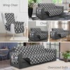 Elegant Comfort Quilted Furniture Protectors Solid and Printed Design Reversible