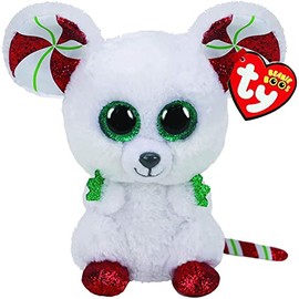 Ty Chimney Mouse Christmas Reg 6" Plush