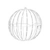 Alpine Corporation 16" H Indoor/Outdoor Foldable Metal Hanging Ornament with