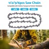 Chainsaw Chain 3/8 .063 72DL Semi Chisel Saw Chain Replacement