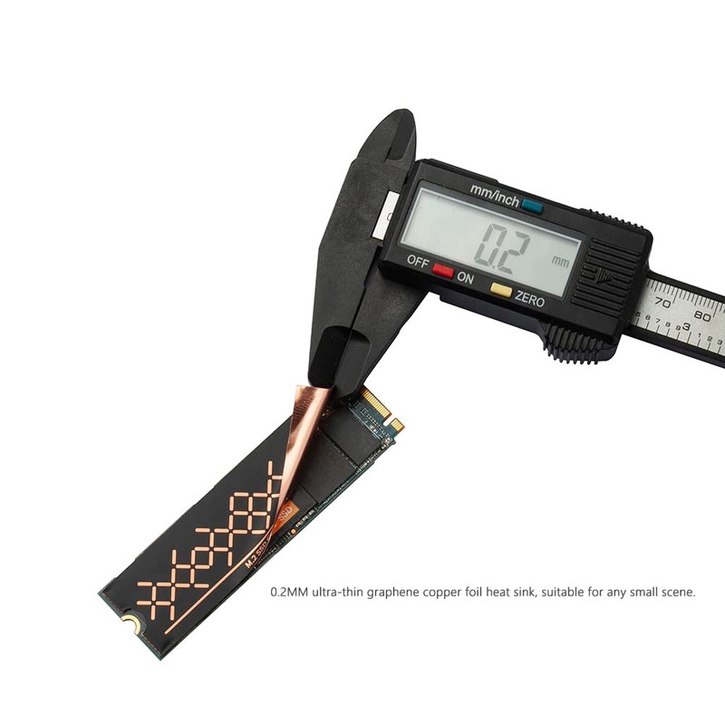 DolDer Graphene Copper Heatsink Thermal Pad with Full Coverage of