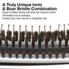 Olivia Garden Thermoactive Ionic Boar Combo Brush, 2 1/2"
