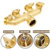 CHSEEO 4 Way Hose Splitter Tap Connector Tap Splitter Tap