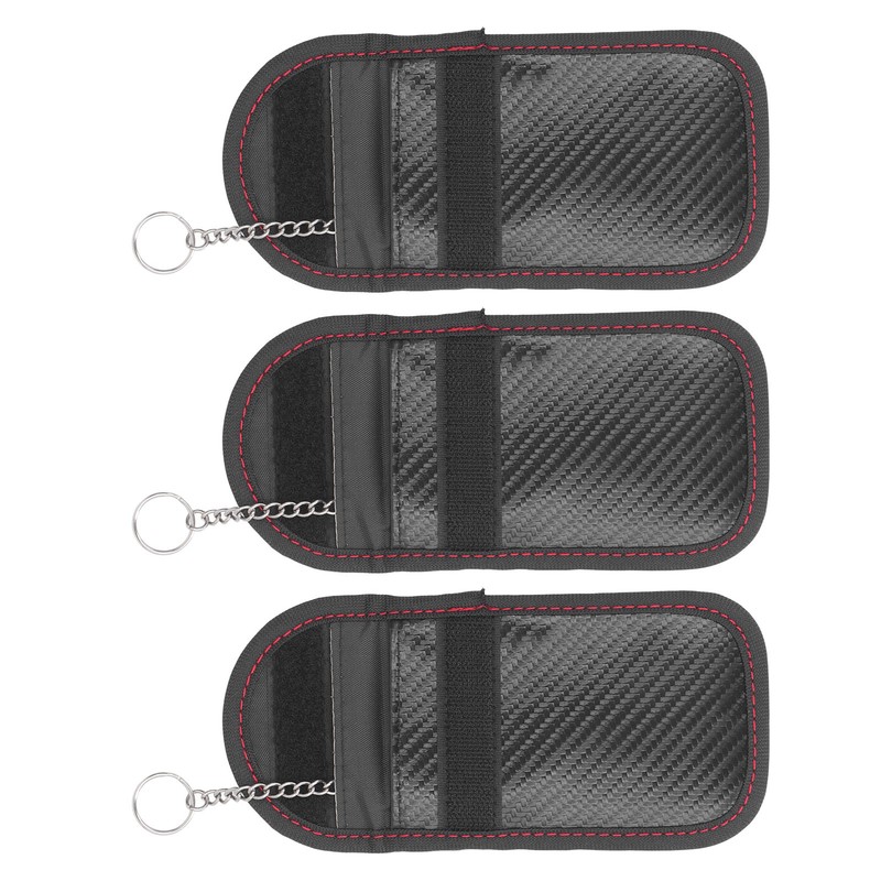 3pcs Key Fob Signal Blocker Case Signal Blocking Anti Theft
