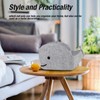 Aynaxcol Storage Basket Felt Storage Bin Whale Shaped Collapsible &