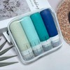 PanLuoNais Travel Bottles for Toiletries, Silicone TSA Approved Bottles, Leakproof