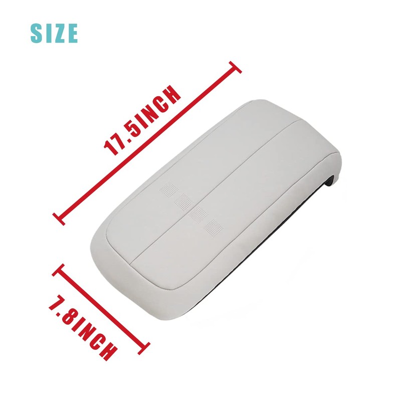 BestEvMod for Ioniq5 Center Console Armrest Pad Cover Morse Code