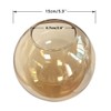 KCO Lighting Replacement Glass Globe Shade,Modern Amber Lampshade Glass Accessories