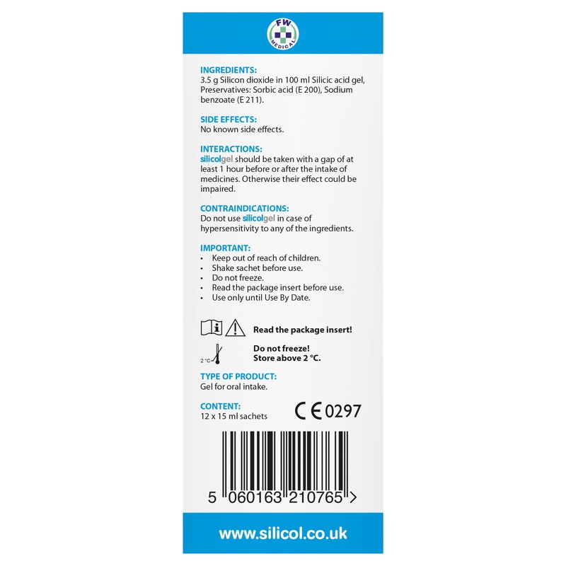 silicol Silicolgel Sachet 12 X 15 ml