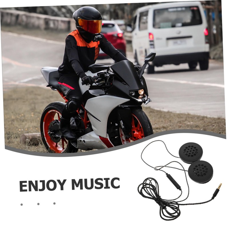 Mipcase High Fidelity Motorcycle Helmet Headset with Ergonomic Design Mic