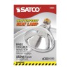 Satco Dimmable R40 Shatterproof Silver Light Bulbs 2 Count Pack