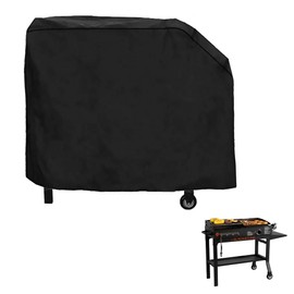 Grill Cover for Blackstone Duo 17 Griddle and Grill Combo, 600D Heavy Duty Waterproof Griddle Cover for Blackstone Model 1819 Grill Griddle Combo Black