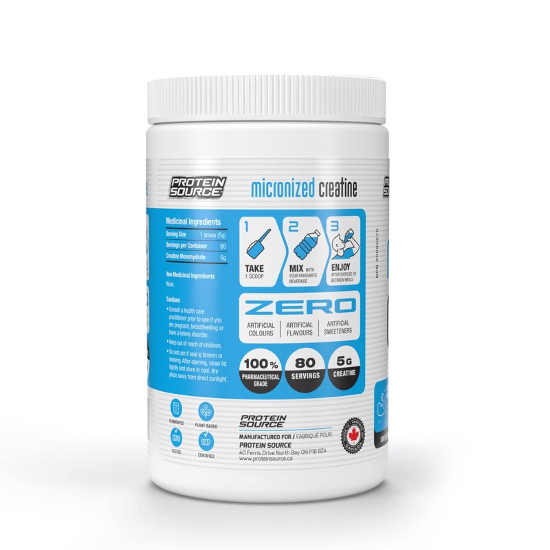 Protein Source Creatine Monohydrate Powder | Micronized 400G - Increase