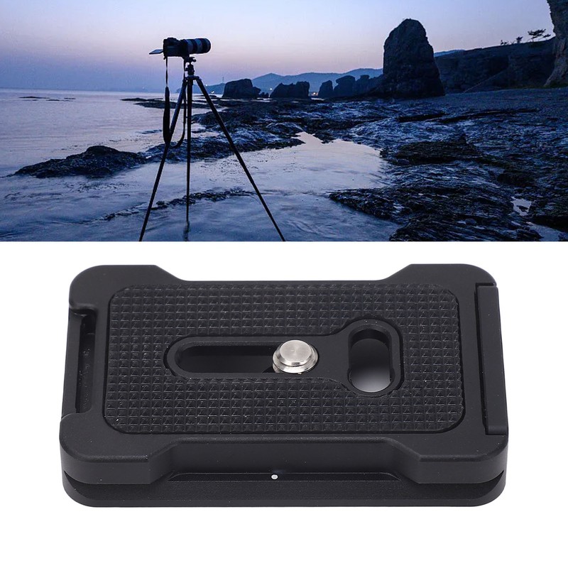 Adjustable Quick Release Plate with Anti Twist Clamp Tripod Adapter